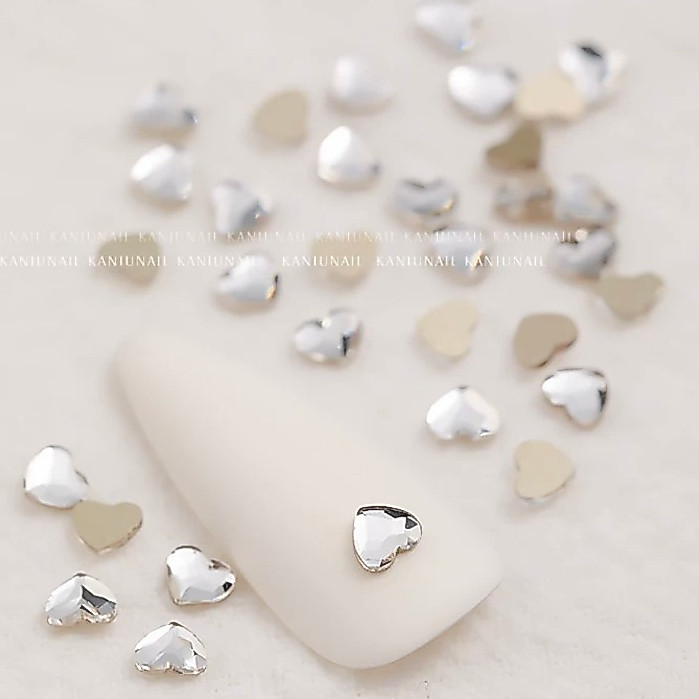Đá tim size Mini gắn móng Trang trí móng