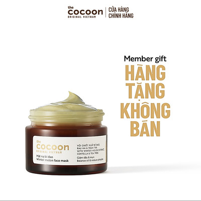 MEMBERGIFT - HÀNG TẶNG KO BÁN - Mặt nạ bí đao Cocoon giảm dầu & mụn 30ml