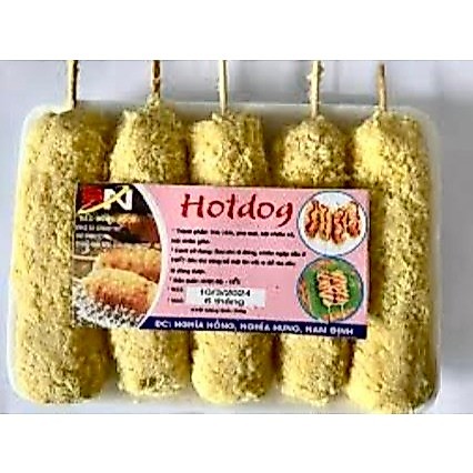 Hotdog xúc xích phô mai kiểu Hàn Quốc 5 cái,xúc xích tươi CP, hotdog cuộn pho mai, Phô Mai, Xúc xích