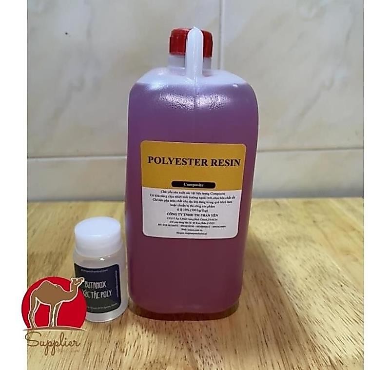 NHỰA COMPOSITE POLYESTER RESIN HỒNG NGÀNH FIBERGLASS LÀM KHUÔN MẪU, DÀN NHỰA XE MÁY FBG02