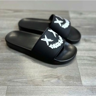 Dép nam nữ phong cách COol ngầu nhiều màu đẹp  đế chống trơn size 36-43 Dép Hoạ Tiết Mặt Cười Hottrend