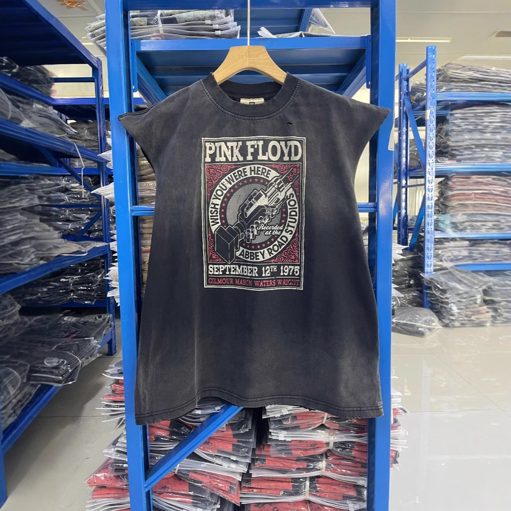 Z2UL Pink Floyd Pink Floyd Pink Floyd Ban Nhạc Rock Đau Khổ Rửa Retro Batik Áo Vest Không Tay Áo Thu