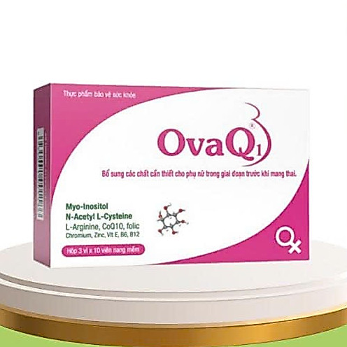 OvaQ1 Bổ sung các chất cần thiết cho phụ nữ đang trong giai đoạn chuẩn bị mang thai và tăng cường kh