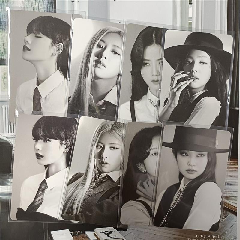 Kim Ji-soo BLACKPINK Chương trình CD Show Black White Show cd Meat Lisa Kim Ji-ni Fan Card Kim Ji-so