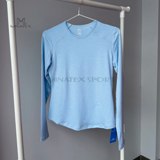 Áo dài tay xỏ ngón giữ nhiệt chống nắng MINATEX -DT1- cổ nhỏ lên dáng xinh, tập gym chạy bộ yoga cầu lông thể thao