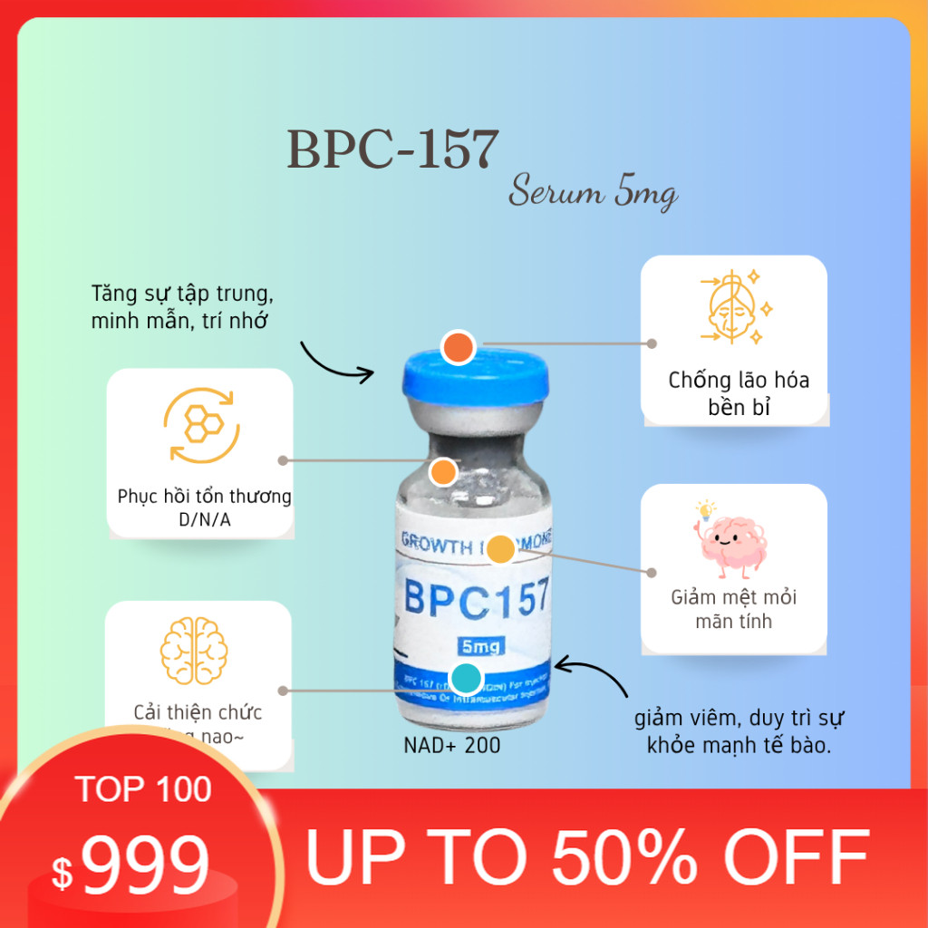 💌FREESHIP💌 BPC 157 (Serum phục hồi, bảo vệ toàn diện)