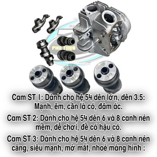 Cam Cò Lăn Wave , Dream100 FASSTEK ECO CAMSHAFT phukienxemaydo
