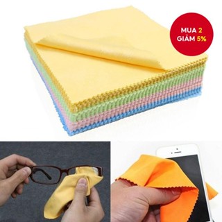 100 Miếng Khăn Lau Kính Microfiber Mềm Cho Kính Mát Kính Hiệu Ứng