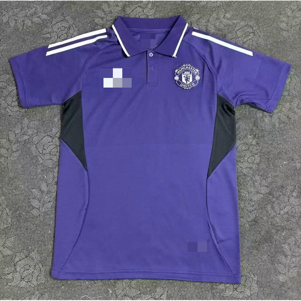 2526 fan edition Áo polo Manchester United, đồng phục tập luyện, áo bóng đá, áo thun ngắn tay AAA + 