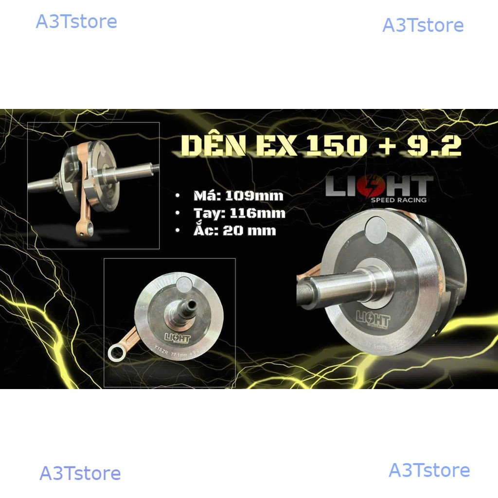 DÊN ĐÔN EXCITER LIGHT SPEED +4.65 & +9.2 tproracing_motorcycle