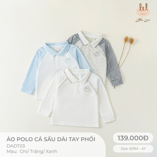 [ Little Love ] Áo Lil polo dài tay cho bé trai bé gái