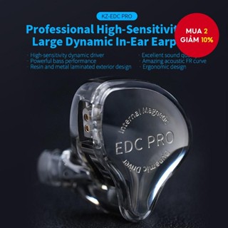 Tai nghe có dây trong tai HIFI một tác động KZ EDC PRO Trò chơi âm nhạc nhập cảnh mức sốt chất lượng cao