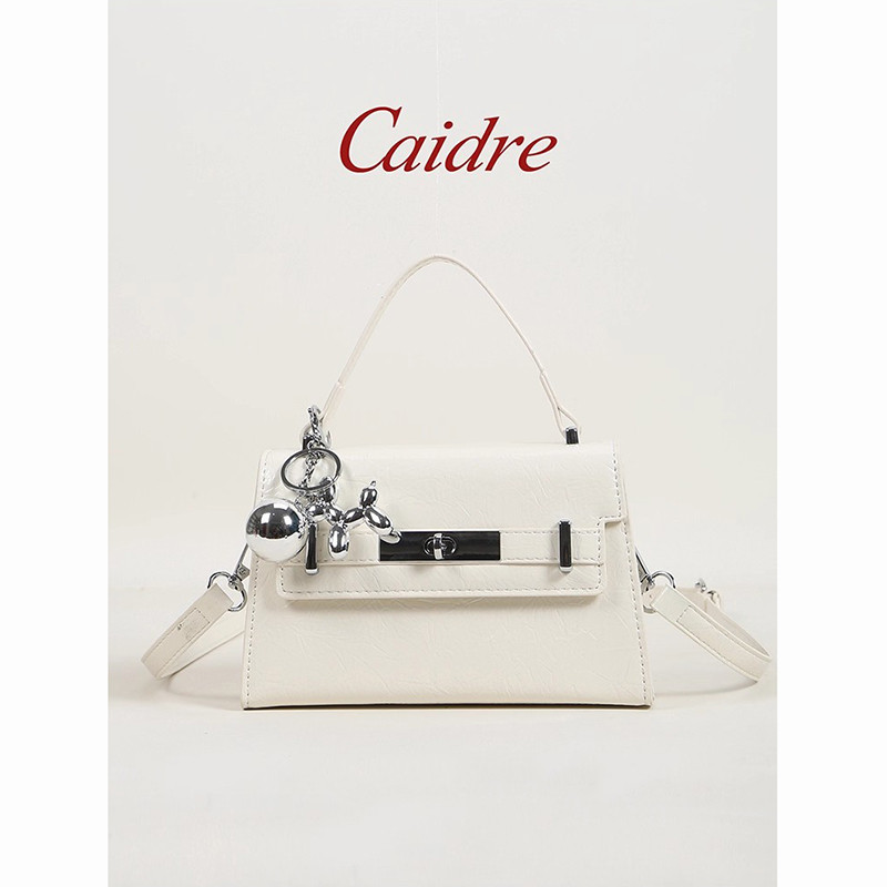 Caidre Milkshake Vàng Tinh Tế Túi Xách Nữ Đeo Vai Túi Vuông Nhỏ