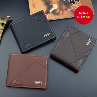 Ví da nam mỏng - Nhiều khe cắm thẻ RFID Chặn thiết kế tối giản​