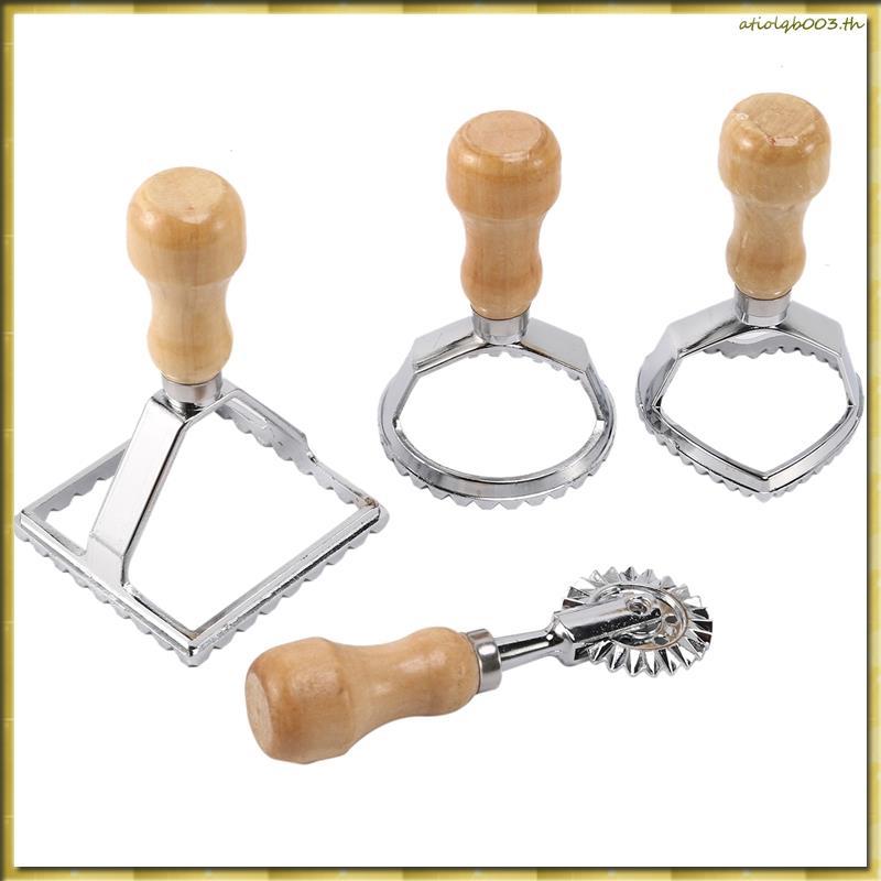 [H E M D] Bộ cắt Ravioli Ý Pasta Press Bộ phụ kiện nhà bếp Ravioli Maker Mold Tool Ravioli Stamp Set