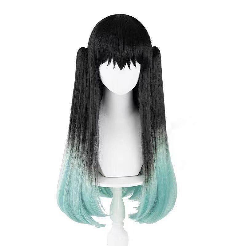 Kimetsu No Yaiba Hours Transparent No Ichiro Cosplay Wig Assorted Black dEI8