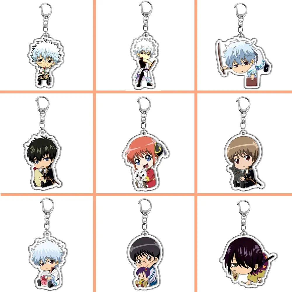 Anime Móc khóa Okita Sougo Hoạt hình  khóas Bag Tag Baji
