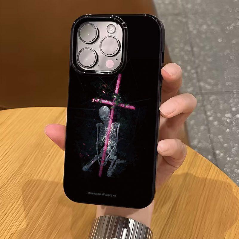 Ốp điện thoại Crossed Bones with Skull Black cho Xiaomi Poco F8 / F7 / F5, Poco C85, Poco C81, Poco 