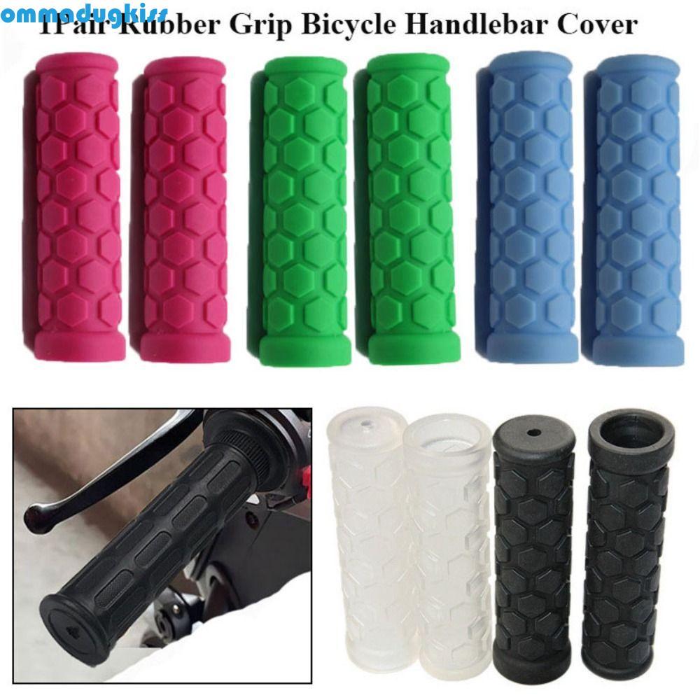 OMMAD 1 Cặp Tay Lái Xe Đạp, Tay Lái Xe Đạp Gấp 6 Màu SD125-102 Mm, Chống Sốc Cao Su Chống Trơn Trượt