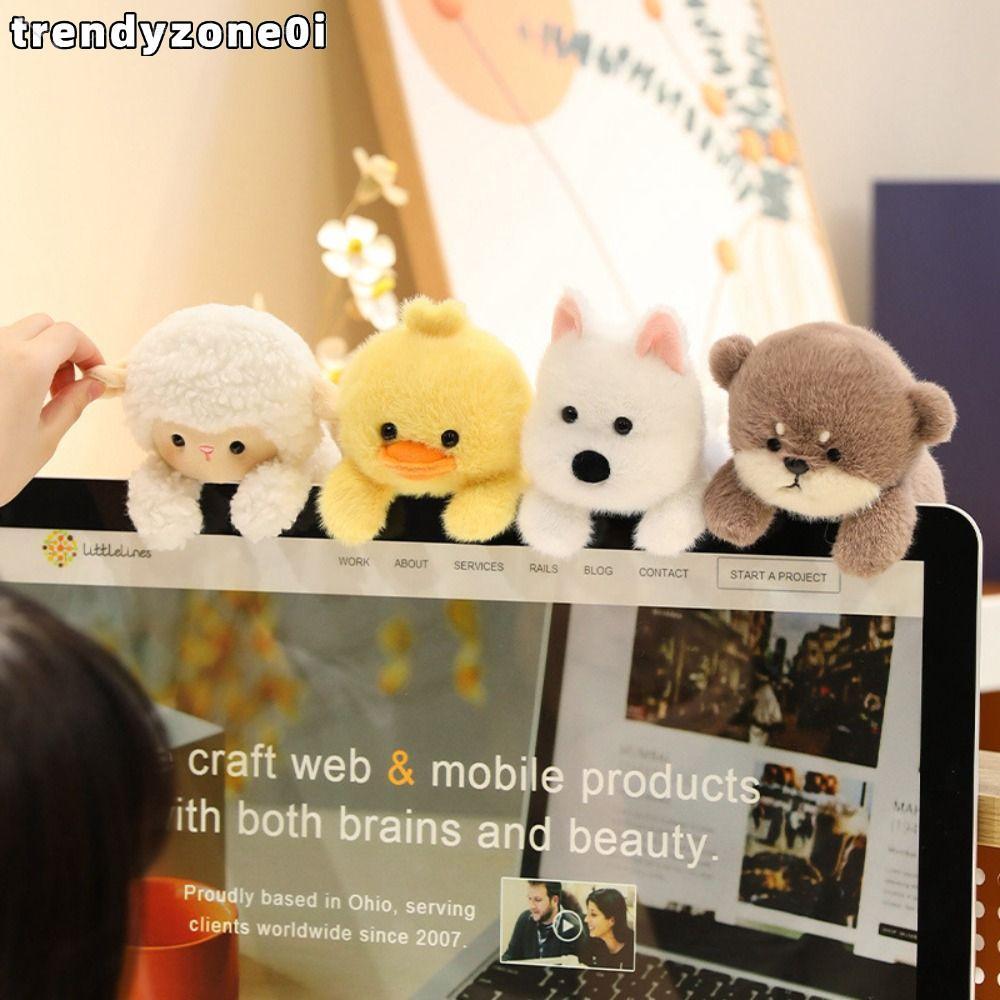TRENDYZONE0I Gối Thú Nhồi Bông, Búp Bê Đồng Hành Sang Trọng Voi, Gấu Kawaii 15cm Động Vật Siêu Mềm Đ