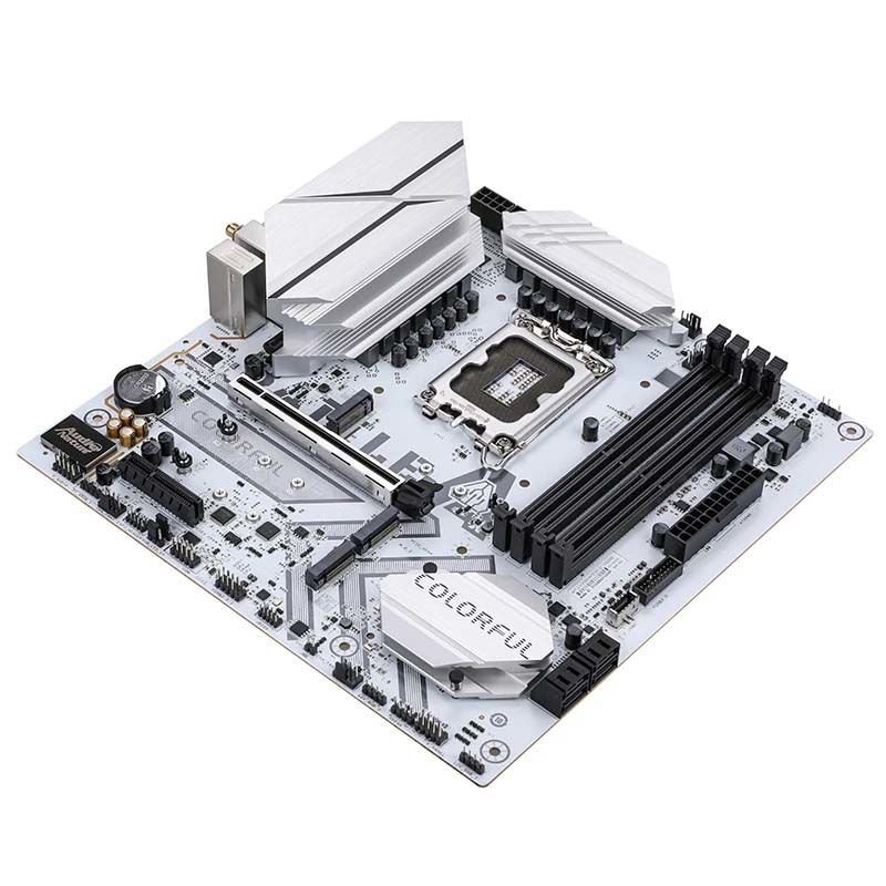 Mainboard B760M White Wifi D4 Cold Steel gaming hỗ trợ Intel i5 12600KF hiệu năng cực đỉnh hàng mới
