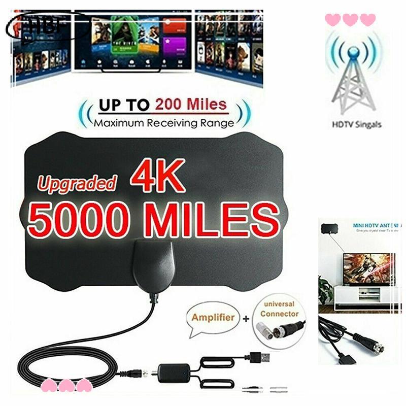 HFVN 5000 Mile Range HDTV Ăng-ten 4K HD TV kỹ thuật số trong nhà Bộ khuếch đại tín hiệu trên không H