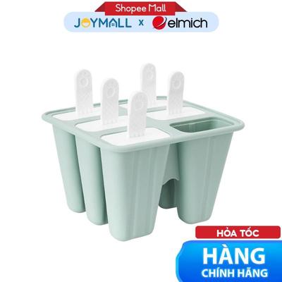 Bộ Khuôn Làm Kem Silicone Elmich EL2239 6 Ngăn, Hàng Chính Hãng, Nhỏ Gọn, Không Chứa BPA - JoyMall