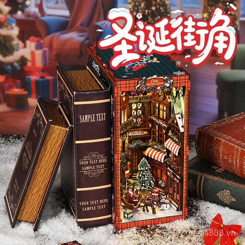 YTC1 [Cash commodity and quick delivery]Cross-border New Product: Christmas Street Corner Book stand