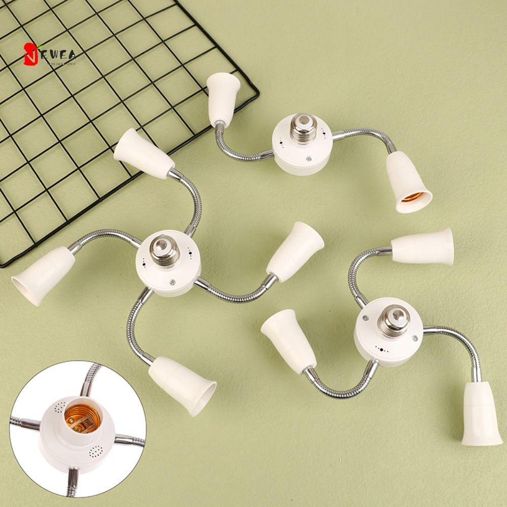 NEWEARTH LIMIT E27 Bộ chia ổ cắm đèn, Bộ chuyển đổi bóng đèn Bộ chuyển đổi giá đỡ đèn E27 linh hoạt,