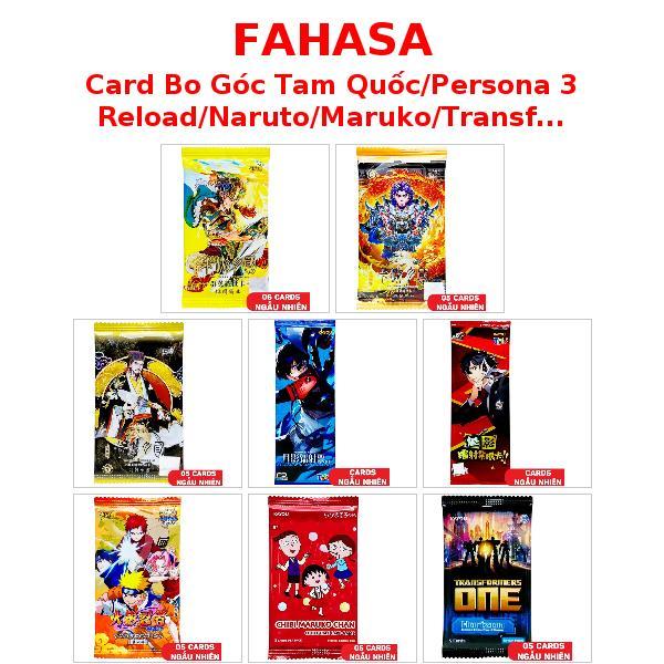 Card Bo Góc Tam Quốc/Persona 3 Reload/Naruto/Maruko/Transformers - Kayou