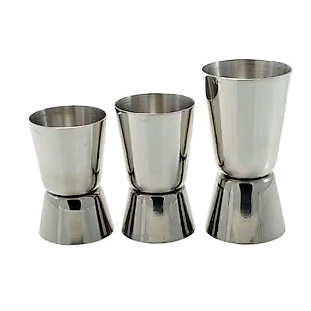 Ly đong inox 2 đầu, Ly định lượng, Ly đong, jigger định lượng pha chế 2 đầu inox, Ly đong jigger ino