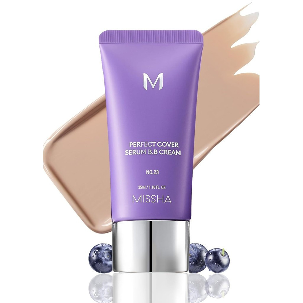 BB Cream Premium MISSHA M HOÀN HẢO SERUM No.23 Bege Natural - Claro / Méto com Subtom Frio / Neutro,