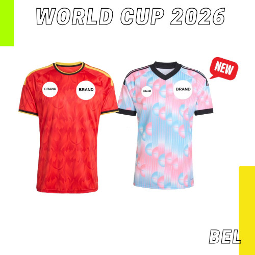 (MỚI) Bỉ _ Home Away Kit World Cup 2026 Football Jersey Fan Player Issue Chất lượng rẻ Bỉ Bỉ2026Worl