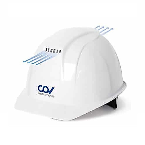 Nón bảo hộ lao động COV COVH-A001 nhựa ABS cách điện - Lỗ thoát khí thoáng mát - Mốp xốp chống nóng