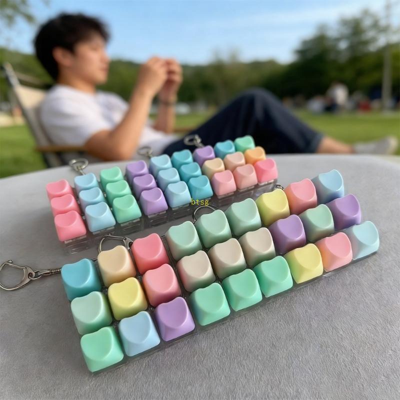 9 Key Mechanical Switches Tester With Tactiled Clicks Sound For Anxiety Relief