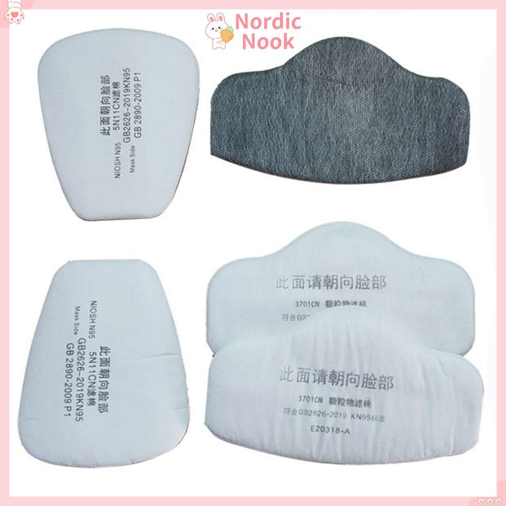 NORDICNOOK Bộ lọc bụi 10/20/50 miếng, tấm lót trắng khử mùi cho công cụ công nghiệp 5N11CN 3701CN