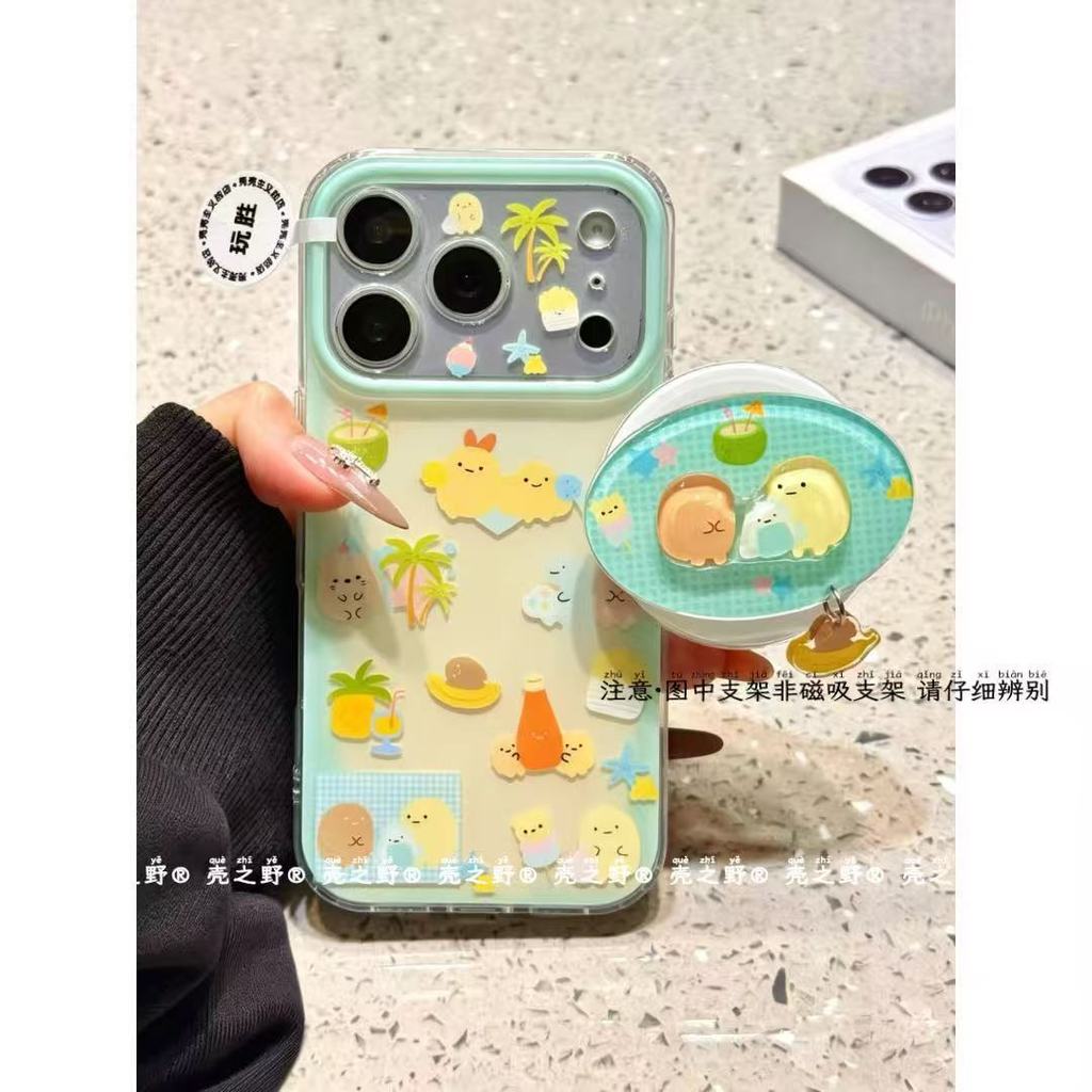 Ốp Điện Thoại Thích Hợp Cho iPhone 11 12 13 14 15 16 17 Pro max Graffiti Sumikkogurashi Vỏ Bảo Vệ Ch