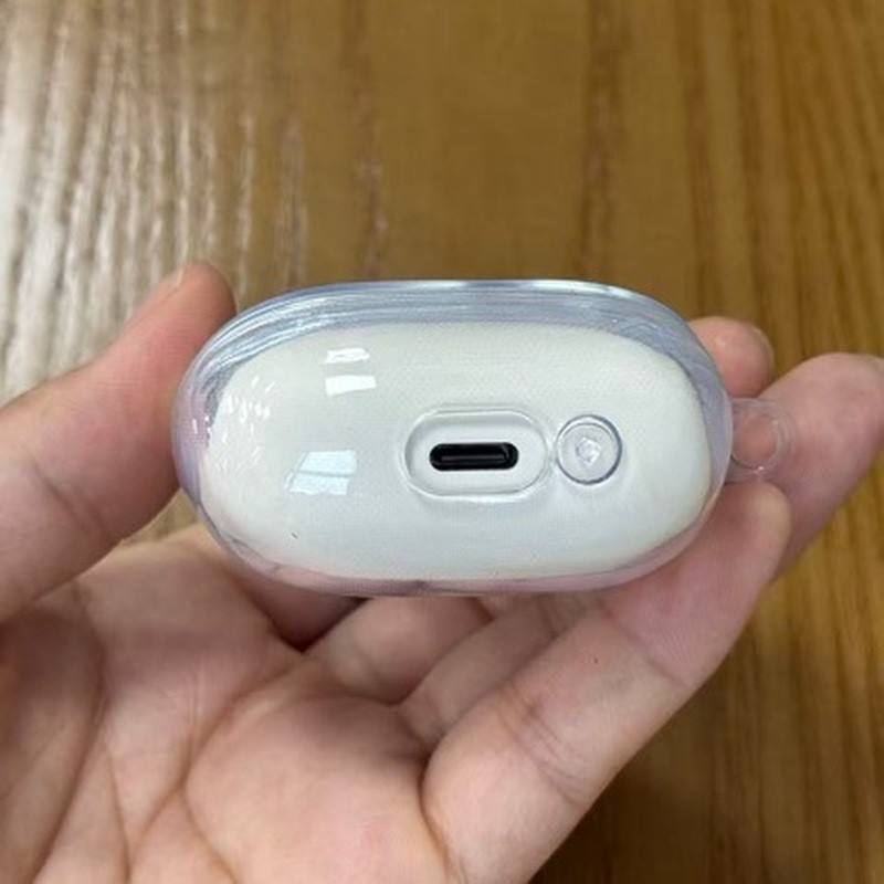 Thích hợp cho Vỏ bảo vệ Baseus MS1 Vỏ tai nghe không dây trong suốt Bass MS1 Vỏ mềm bảo vệ chống sốc