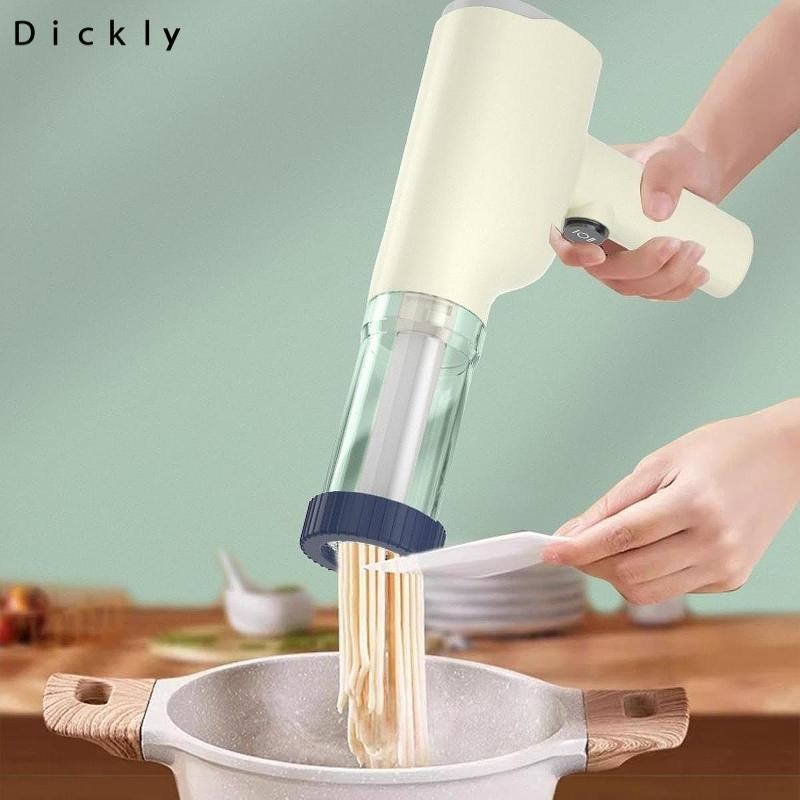 Máy làm mì cầm tay Máy làm mì ống tự làm 6 hình bánh mì Pasta Dụng cụ nhà bếp không dây