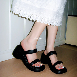 XIXITIAO Giày dép Hàn Quốc thời trang, đế EVA dày, mẫu mới tăng chiều cao