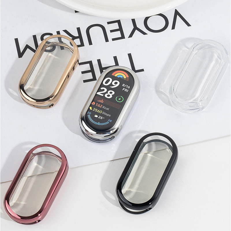 Ốp Lưng TPU Mềm Cho Xiaomi Mi Band 10 9 8 Phụ Kiện Vỏ Bảo Vệ Toàn Diện Ốp Lưng Bảo Vệ Màn Hình Cho M