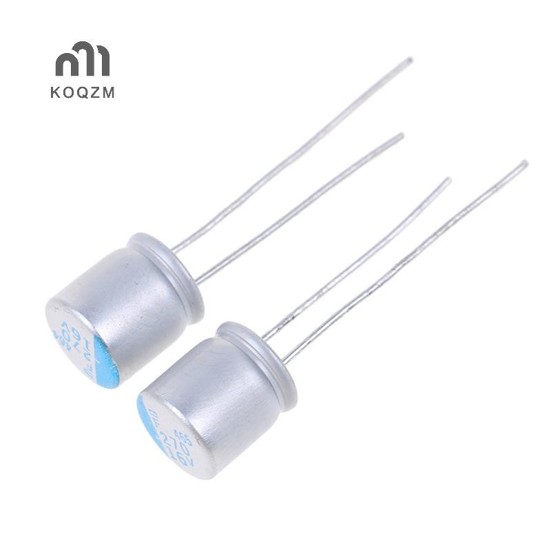 [KOQZM] 10 chiếc 270uF 16V NCC PSF seris 8x8mm Bo mạch chủ ESR thấp VGA Tụ điện rắn [mới]