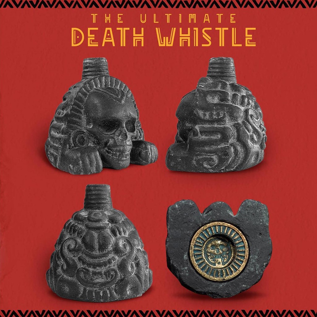 Aztec Death Whistle Skeleton Loud Trang trí Còi Gothic Sound Maker Mới lạ Kinh dị Cái chết Tập hợp l