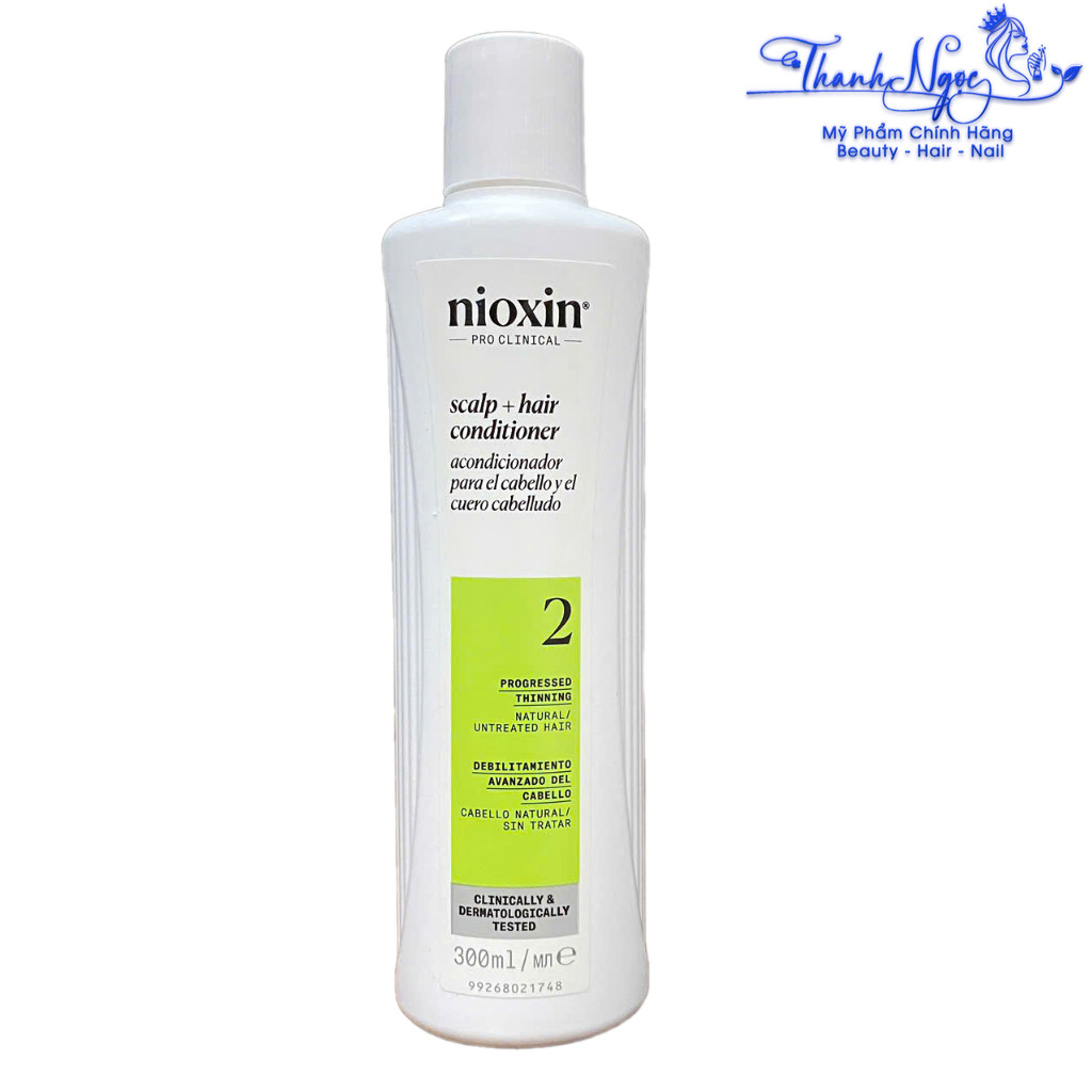 Dầu xả chống rụng tóc Nioxin System 2 Conditioner 300ml ( Natural Hair ) [ TN ]
