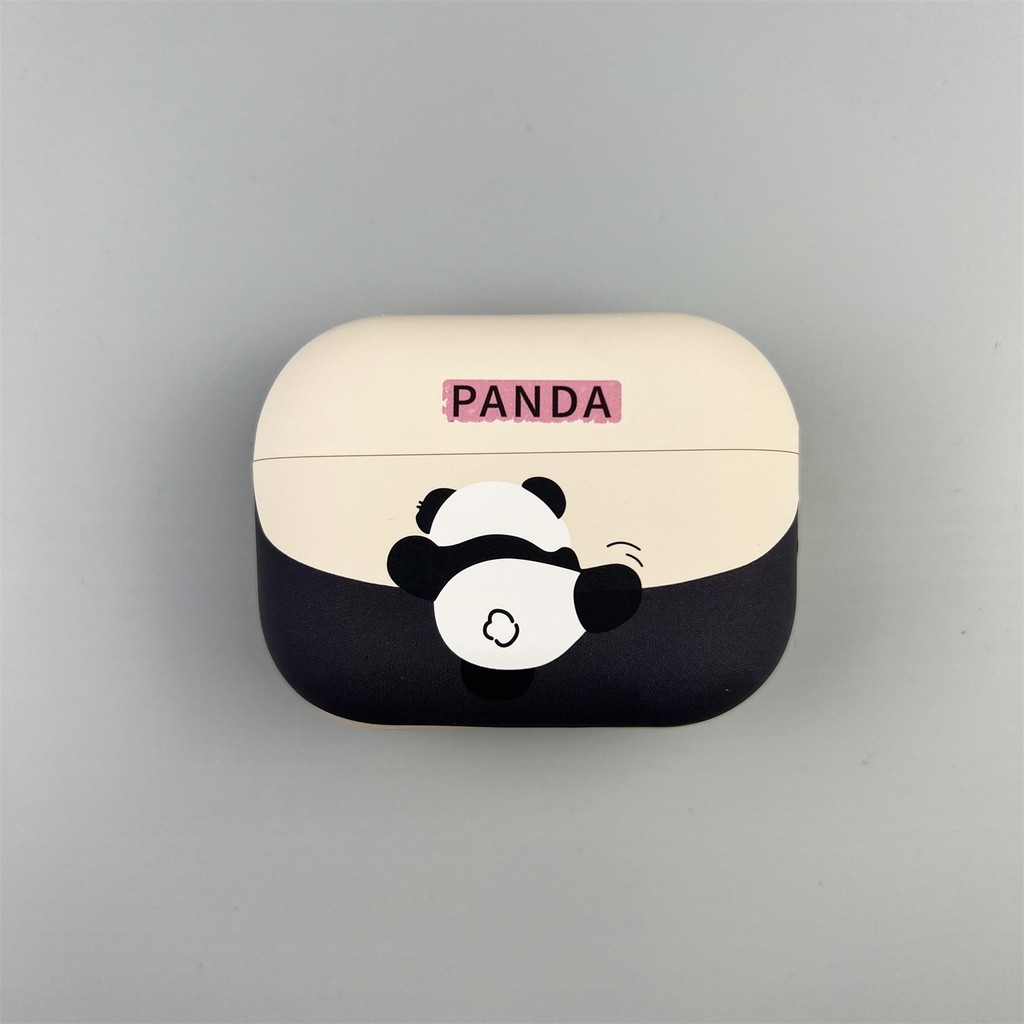 Ốp lưng Panda AirPods 4 dễ thương cho AirPods 4 1 / 2 / 3 / Pro Pro2 Vỏ tai nghe Bluetooth không dây