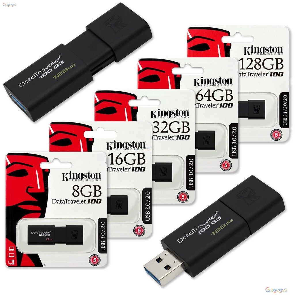 3.0 Kingston USB Flash Drive 1GB 2GB 4GB USB Pendrive 8GB 16GB 32GB U Disk 64GB 128GB USB Flashdrive