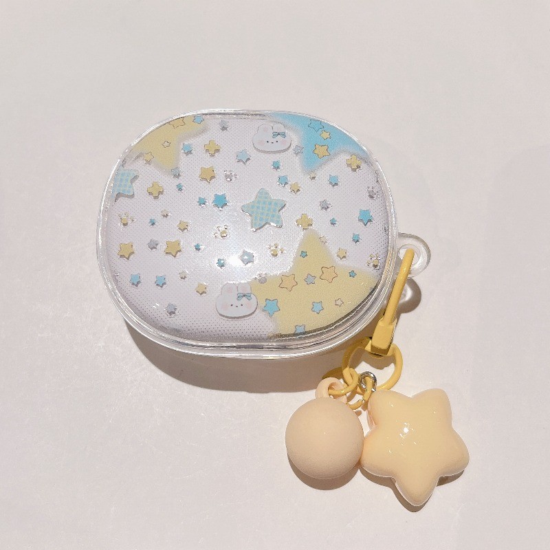 [Sẵn sàng] Ốp lưng cho Xiaomi Air 3SE Thiết kế dễ thương Vỏ mềm có móc xích đính cườm