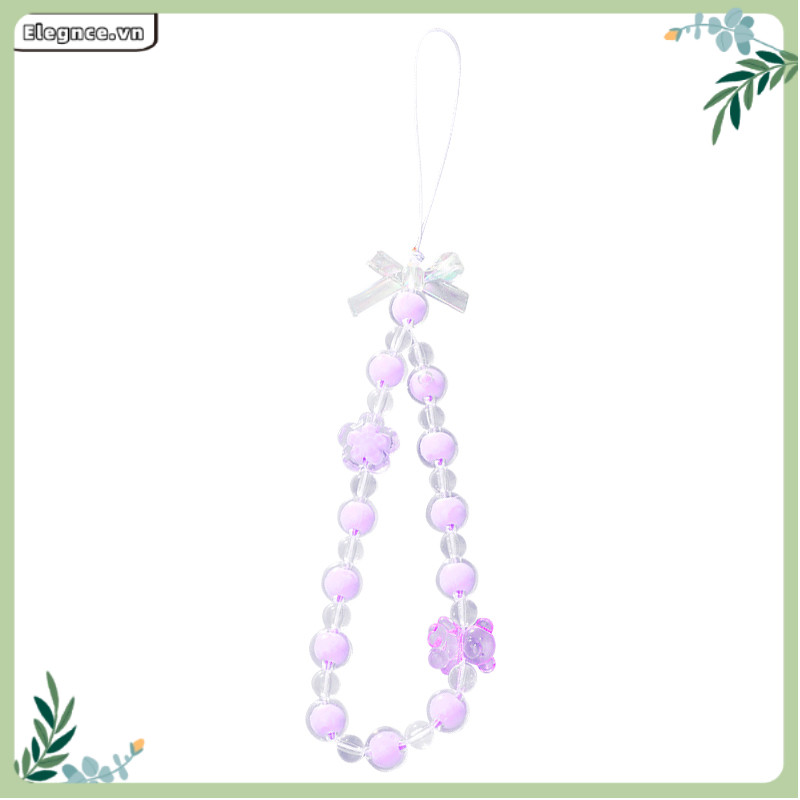 【Elevn】Ốp lưng điện thoại dễ thương mới lạ Dây đeo điện thoại sáng tạo hình gấu nhỏ đính hạt | BigBuy360 - bigbuy360.vn