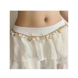 Dây nịt thắt lưng đai váy vòng eo đi biển hình vỏ sò sao biển mùa hè xinh xắn dễ thương phụ kiện thời trang Hàn Quốc