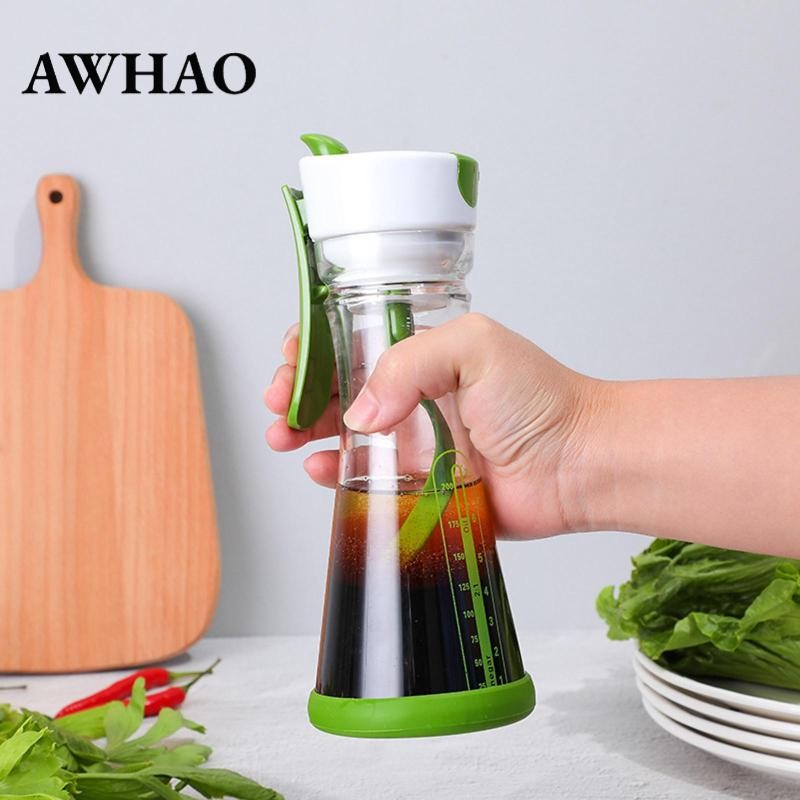 Cà Phê Trộn Salad Dressing Shaker Chai Có Tay Cầm Báo Chí Salad Dressing Shaker Hướng Dẫn Sử Dụng Ch